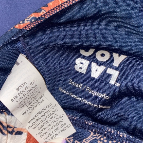 Patterned Joy Lab sports bra - unpadded - size S - Picture 3 of 3